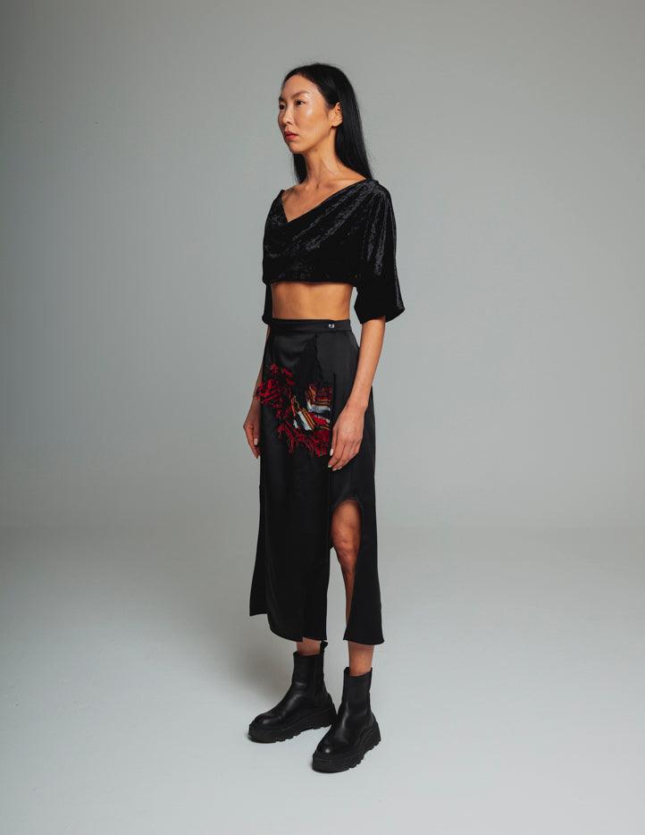 Manipulated Harem Skirt - Helin Aydogan