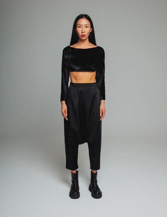 Mesh Crop Top - Helin Aydogan