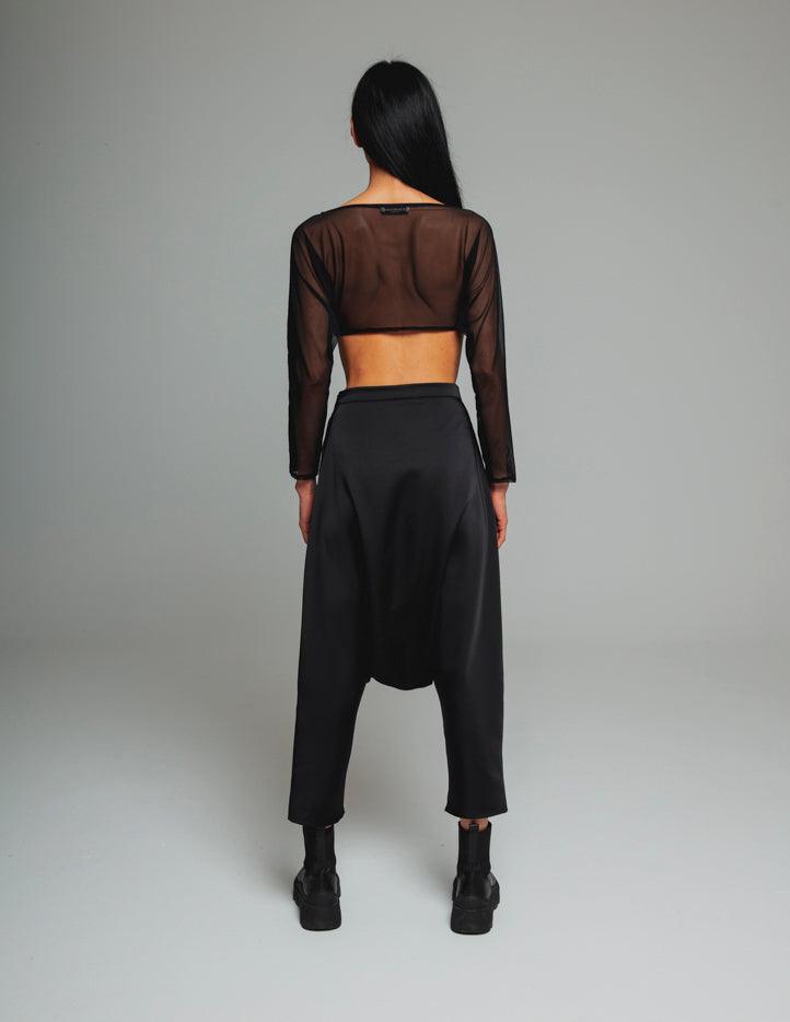 Mesh Crop Top - Helin Aydogan